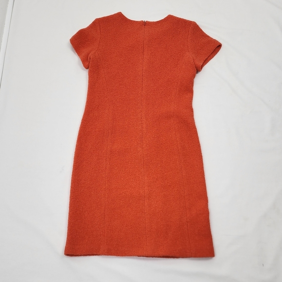 Whistles UK Vintage Mod 60s Style Dress Boucle Wool Crew Neck Mid Century Retro - Picture 10 of 16